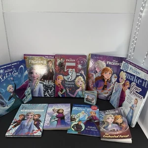 Lot Of 10 Disney Frozen Books Different Types Good Condition - Imagen 1 de 12