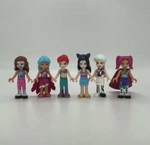 NEW LEGO Friends Fair Lot Set of 6 Olivia Emma Mia Claire 41688 Minifigure Doll - Picture 1 of 2