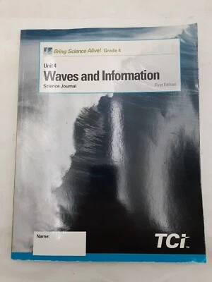 Bring Science Alive! Grade 4: Waves and Information Journal Unused - Image 1 of 3
