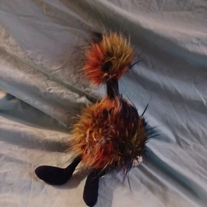 Jellycat London Large Spiced Pompom Ostrich Rainbow Navy 14" NWT New Tags - Picture 1 of 6
