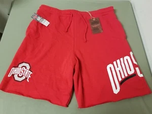 New Mitchell & Ness Mens NCAA Ohio State Buckeyes Game Day Shorts. - Picture 1 of 6