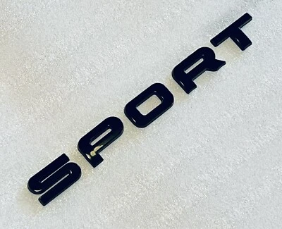 NUEVO ROVER GAMA NEGRA BRILLANTE INSIGNIA DEPORTIVA LETRAS AUTOBIOGRAFÍA L494 L320 - Imagen 1 de 4