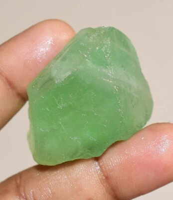 100% Natural Verde Colombia Esmeralda Fluorita 268.5 CT Muestra Faceta Áspera Foto 1 de 4