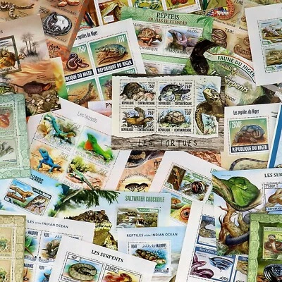 Stamp Collection Reptiles 30+ Different Sets Topical Stamps MNH Sets - Image 1 of 4