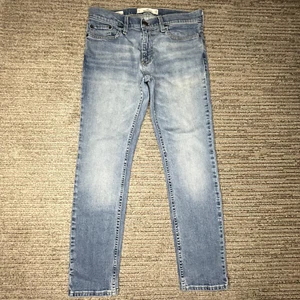 Hollister Size 30 Mens Jeans Skinny Mid Rise Epic Flex Blue Denim - Picture 1 of 11