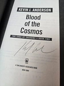 SIGNED Anderson Kevin J. Blood of the Cosmos Saga of Shadows #2 1st Printing NEW - Picture 1 of 9