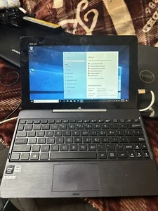 ASUS TransBook T100Ta-B1-gr Cn:8412 Intel Atom Z3740 1.33GHz SSD 32GB RAM 2GB - Picture 1 of 3