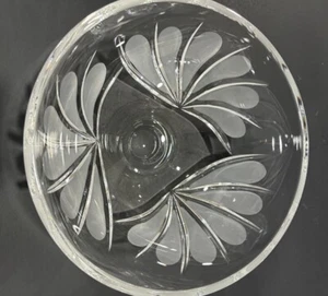 Marquis By Waterford Bowl Coventry Cut Crystal Fan Petal Cut 8" Retired 2008 - Picture 1 of 5