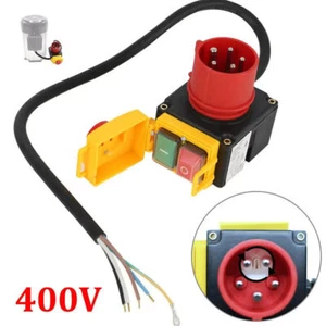 KEDU KOA7 400V Maschinenschalter mit 67cm Kabel Phasenwender NOTAUS Funktion DE - Bild 1 von 11