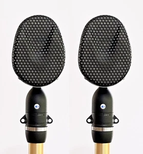 COLES 4038 MICROPHONES/Matched Pair +2x 4072*ANTI-VIBRATION Stand Mount Adapters - Picture 1 of 11