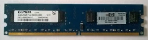 Elpida - Desktop Memory - 2GB - 2Rx8 PC2-6400U-666 - Excellent Condition! - Picture 1 of 2