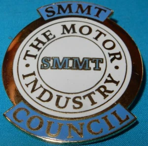 INSIGNIA DE COLECCIÓN SMMT DEL CONSEJO DE LA INDUSTRIA DEL MOTOR SOCIEDAD FABRICANTES Y COMERCIANTES DE MOTORES - Imagen 1 de 2