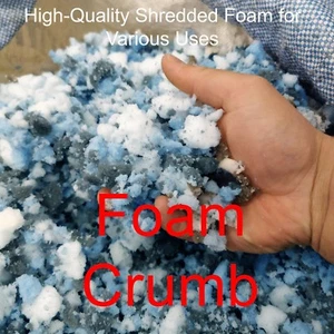 Premium Foam Crumb High Quality Shredded Foam for Packaging Upholstery Cushions - Picture 1 of 1