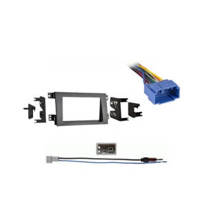 Fits Honda Ridgeline 2005-2008 Double DIN Harness Radio Dash Kit - Gray - Picture 1 of 4