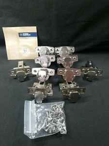 Hushed Hinges 10 Pack Frameless Full Overlay Adjustable Closing Speed Soft NEW - Picture 1 of 8