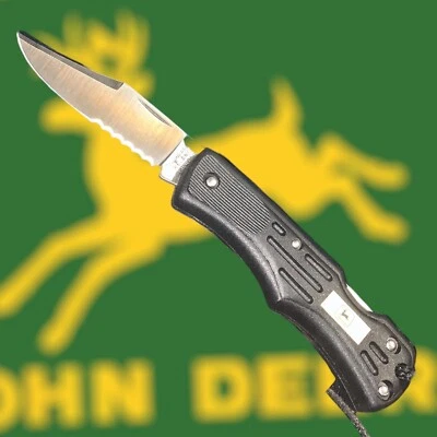 John Deere 折叠口袋刀 3 英寸刀片从未使用过 — 第 1/4 张图片
