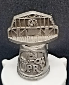 WSM Grand Ole Opry Nashville, TN Vintage Souvenir Pewter Thimble Collectible - Picture 1 of 9