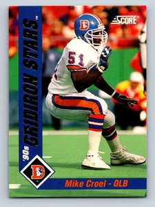 1992 Score - Gridiron Stars Mike Croel #2 - Picture 1 of 2