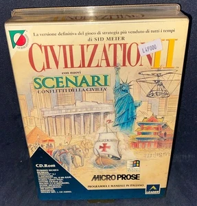 SID MEIER Civilization II 2 PC CD-ROM IBM BIG BOX IM BLISTER NEU VERSIEGELT PAL - Bild 1 von 9