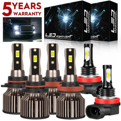 For Honda CR-V CRV 2015 2016 2017 2018 2019 Combo LED Headlight Foglight Bulb Q7 - Image 1 of 4