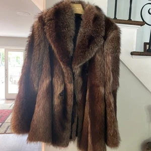 racoon fur. coat - Picture 1 of 7