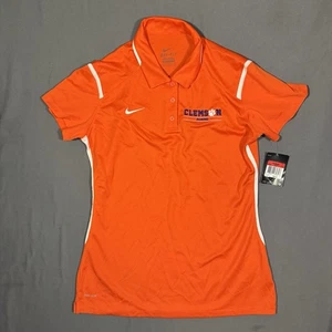 Nike Clemson Tigers Damen Rudern Dri Fit Shirt Größe Large Orange 658063 821 - Bild 1 von 4