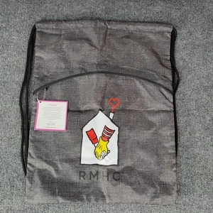 Thirty One Signature Collection Ronald McDonald House Tasche Grau Kordelzug Neu - Bild 1 von 18