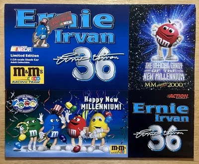 1999 Action 1:24 Die Cast Ernie Irvan #36 Millennium M&M’s *SLEEVE ONLY* - Image 1 of 2