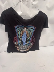 Custom Cut Police Box Dr Who Black Tshirt unk size - Picture 1 of 3