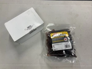NEW Bulk Bag BERKLEY POWERBAIT 7” POWERWORM Bulk 100ct Pumpkinseed - Picture 1 of 4