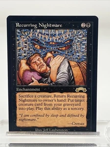 Recurring Nightmare Exodus 1998 Near Mint Never Played Magic The Gathering Mtg - Picture 1 of 5