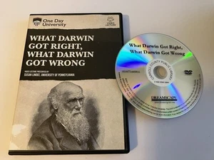 WHAT DARWIN GOT RIGHT WRONG DVD MOD SUSAN LINDEE MIAMI ONE DAY UNIVERSITY 2021 - Picture 1 of 5