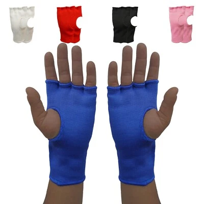 Boxing Inner Gloves Quick Hand wraps Half finger Elasticated inner hand sleeves - Image 1 of 4