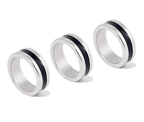 Gbstore 3 Pcs Different Size Strong Magnetic Ring PK Magic Tricks Pro Magic Prop
