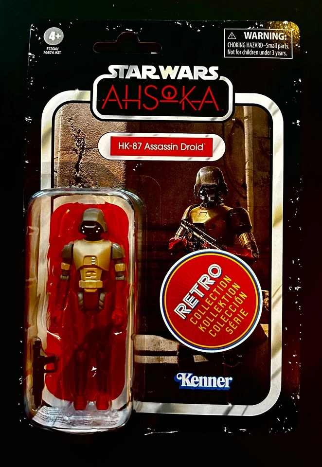 Star Wars Ahsoka HK-87 Assassin Droid Retro Kenner Vintage Collection Hasbro 4"