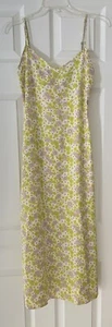 ZARA NEW WOMENS MIDI STRAPPY DRESS WITH CUT-OUT FLORAL Sz S, 0219/802/330 - Picture 1 of 8