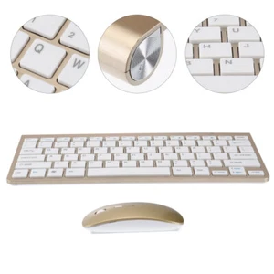 2 .4G Kabelloses Tastatur- -Set Computertastatur Tablet-Tastatur - Bild 1 von 12