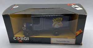 Corgi Appx 13cm Long Diecast C859/9 - Thornycroft Box Van - Asda - Picture 1 of 5