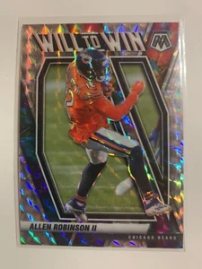 2021 MOSAIC SILVER PRIZM WILL TO WIN ALLEN ROBINSON II #WW-13 - Picture 1 of 2