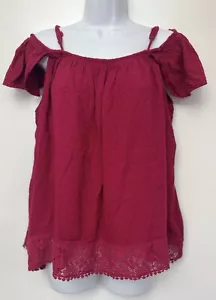 Xhilaration Damen Bluse Top Shirt Größe XXL Farbe Rot. gebraucht - Bild 1 von 8