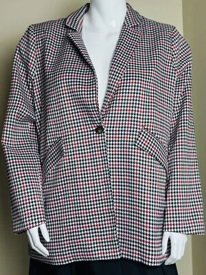 Blazer pata de gallo para mujer talla 2XL (B.119) Foto 1 de 4