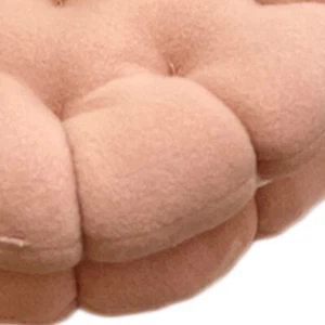 (Strawberry Pink)Cookie Cushion Cute Soft Breathable PP Cotton Filling CT - Picture 1 of 12