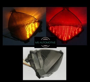 SMOKED LED RÜCKLICHT MIT BLINKER YAMAHA R1 04-06 YZF 5VY - Bild 1 von 1