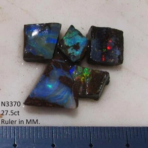 Rough Boulder Opal 27.50 ct 100% Australian Natural Rough Opal From QLD N3370 - Picture 1 of 3