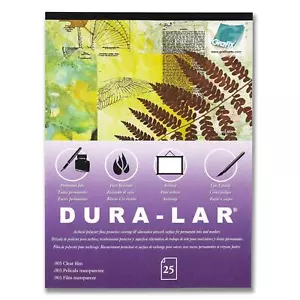 Dura-Lar 0.005" Film Ultra Clear Glossy 11"x14" Sheet Mylar/Acetate Alternati... - Picture 1 of 7