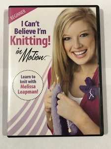 I can't Believe I'm Knitting! In Motion (Region 1 DVD) Beginner Level. Like New. - Picture 1 of 5