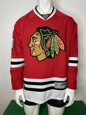 Camiseta Premier firmada por Patrick Sharp de los Chicago Blackhawks Foto 1 de 4