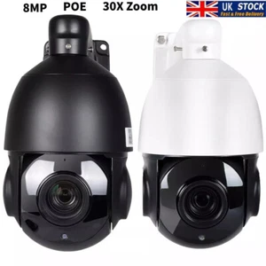 Hikvision Protocol 30X Zoom 4K 8MP POE PTZ IP Speed Dome Camera 2-Way Audio UK - Picture 1 of 23
