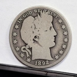 1892-S Barber Half Dollar - AG (#54402-H) - Picture 1 of 8