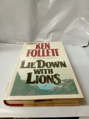 Lie Down With Lions - твердая обложка от Follett, Ken -1 ПЕРВОЕ ИЗДАНИЕ 1986 - Изображение 1 из 4